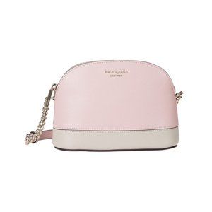 Kate Spade Spencer Small Dome Crossbody Bag TUTU PINK / CRISP LINEN